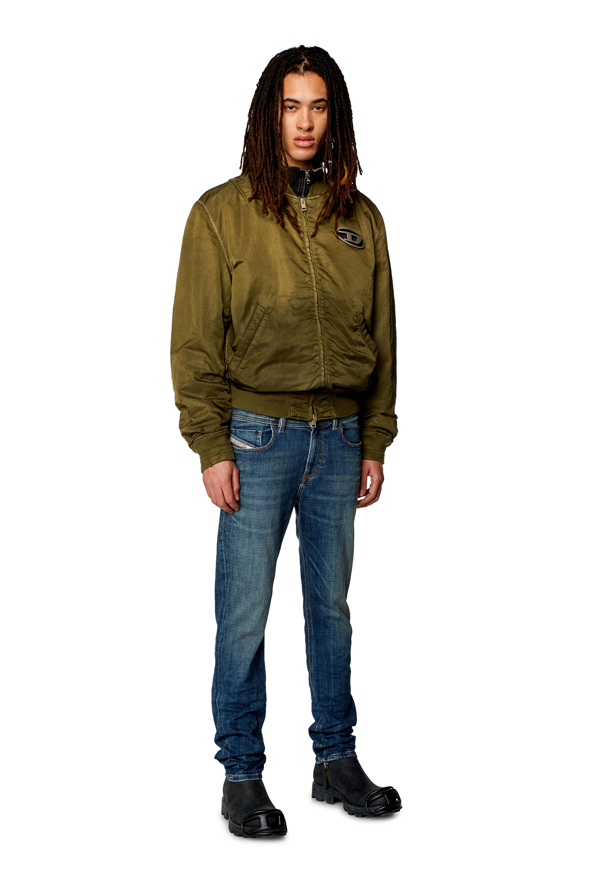 Diesel - Skinny Jeans 1979 Sleenker 09H67, Dark Blue - Image 2