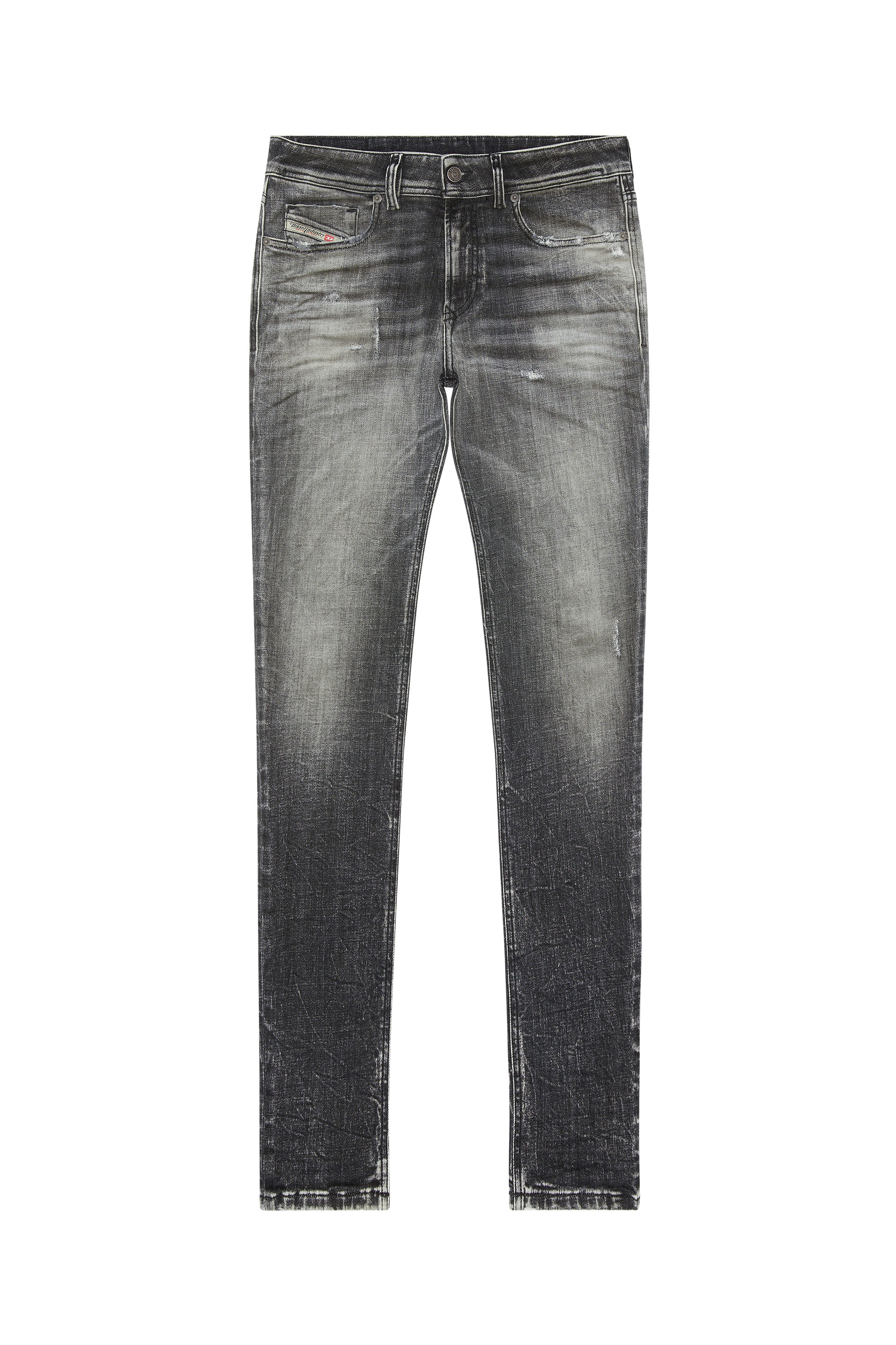 Diesel - Skinny Jeans 1979 Sleenker 09G86, Black/Dark grey - Image 5