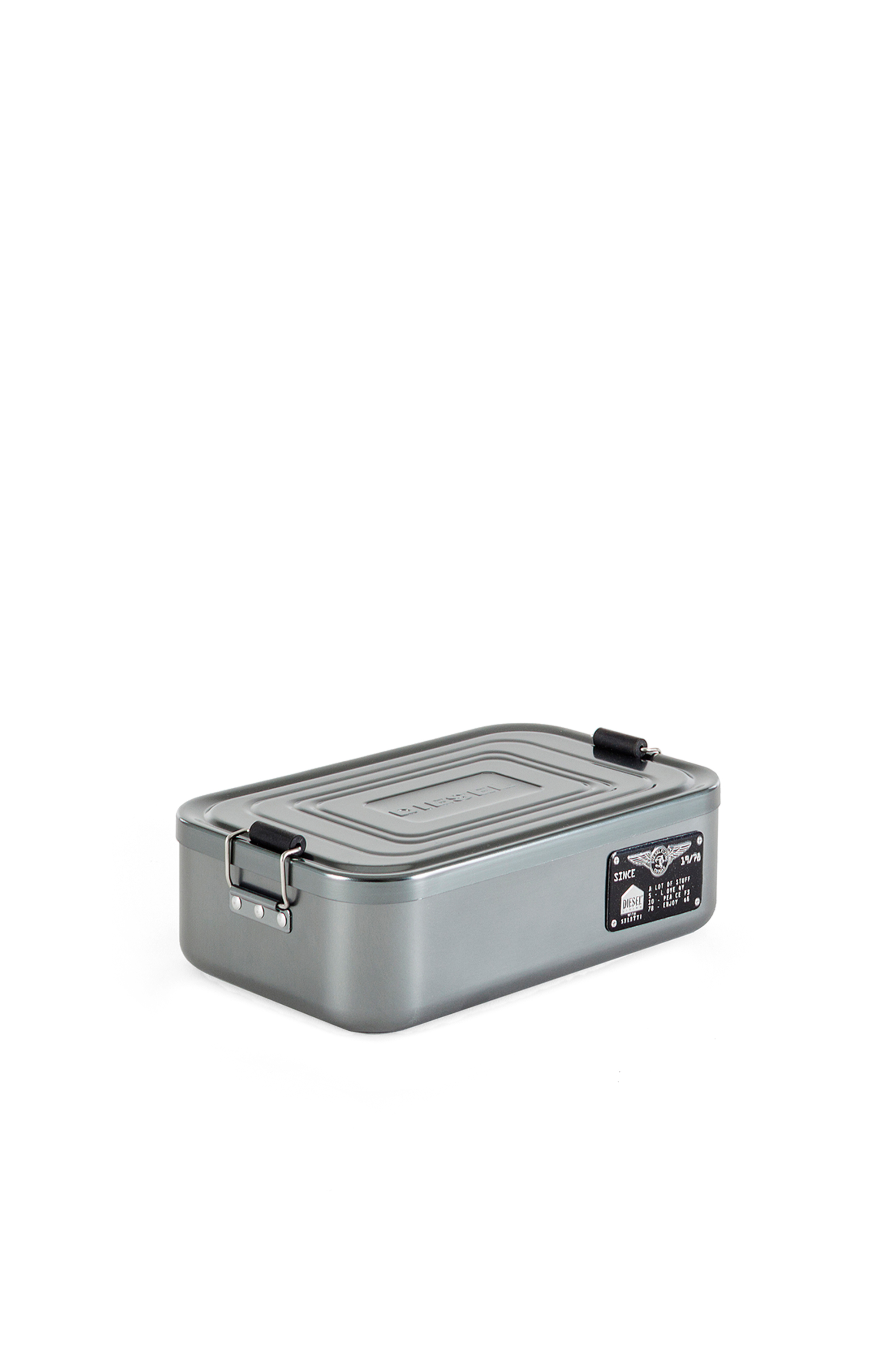 Diesel - 11036 SURVIVAL, Unisex's Aluminium box with lid, medium size in Metal Grey - 2