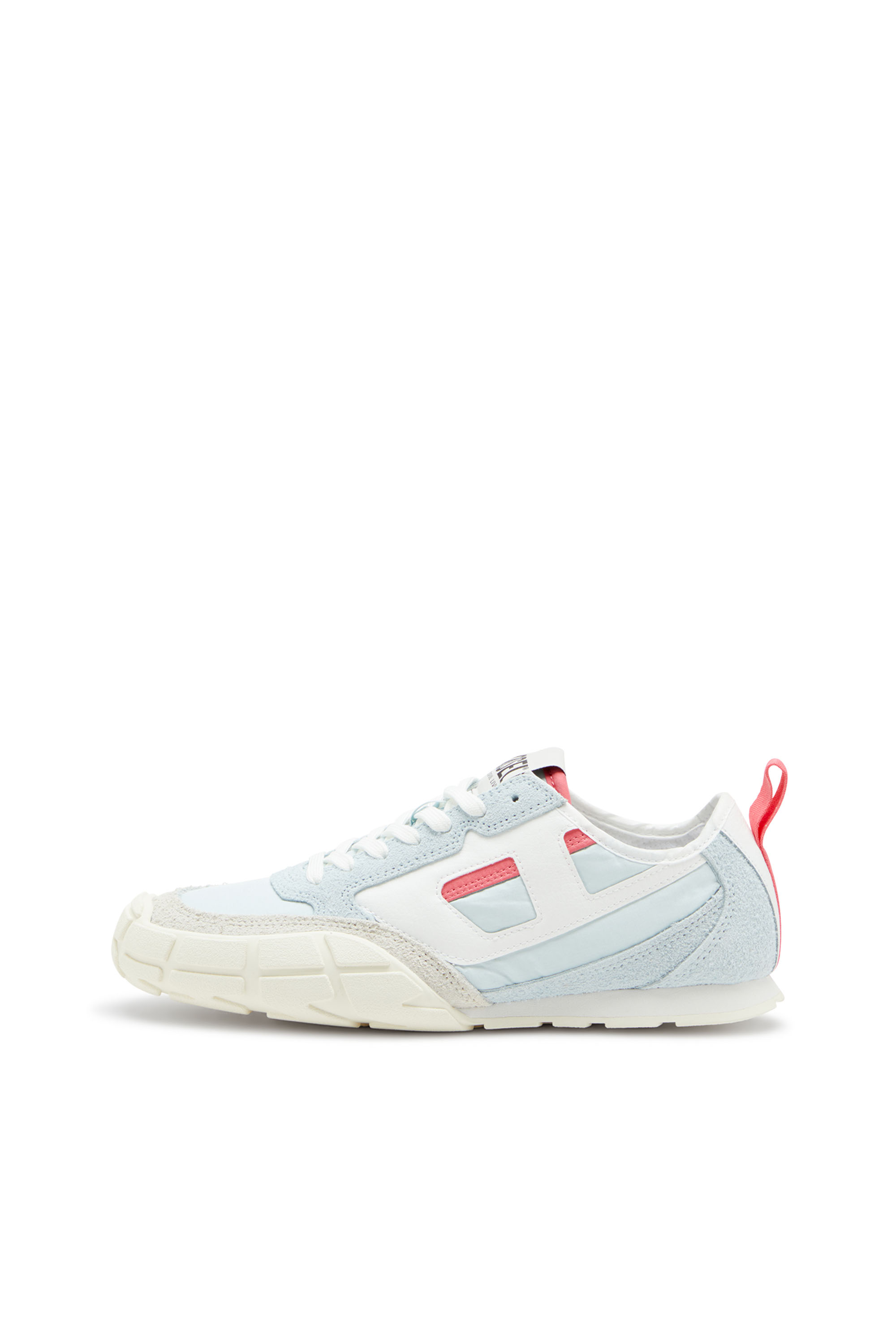 Diesel - S-PAGODHA LOW W, Woman's S-Pagodha-Sneakers in leather, suede and ripstop in Light Blue - 2