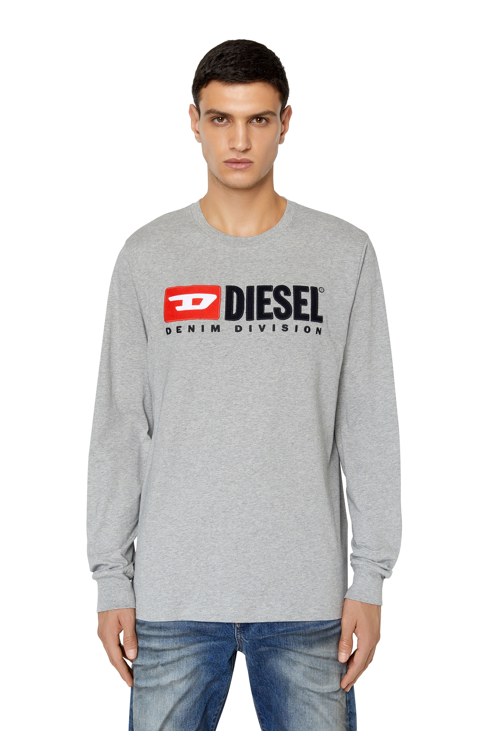 Diesel - T-JUST-LS-DIV, Grey - Image 2