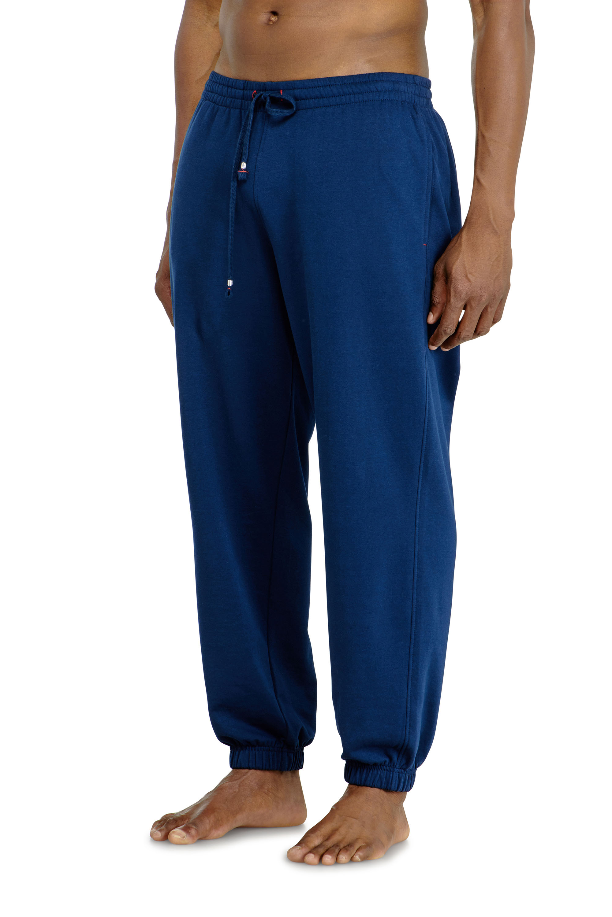 Diesel - LENNY-D-CORE, Man's Sweatpants in peached cotton blend in Blue - 1