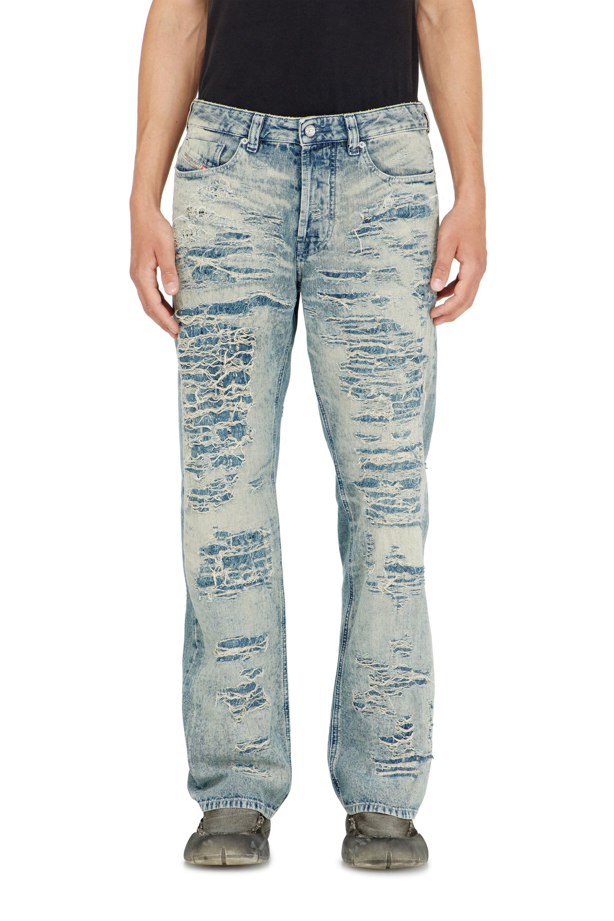 Diesel - Man's Relaxed Jeans 1980 D-Eeper 068YM, Medium blue - 1