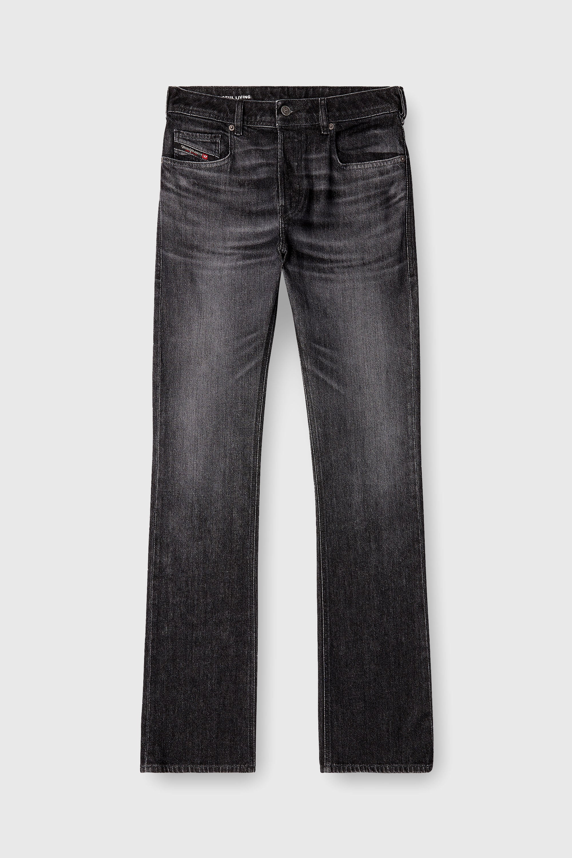 Diesel - Man's Bootcut Jeans 2007 Zatiny 09N48, Black/Dark grey - 2