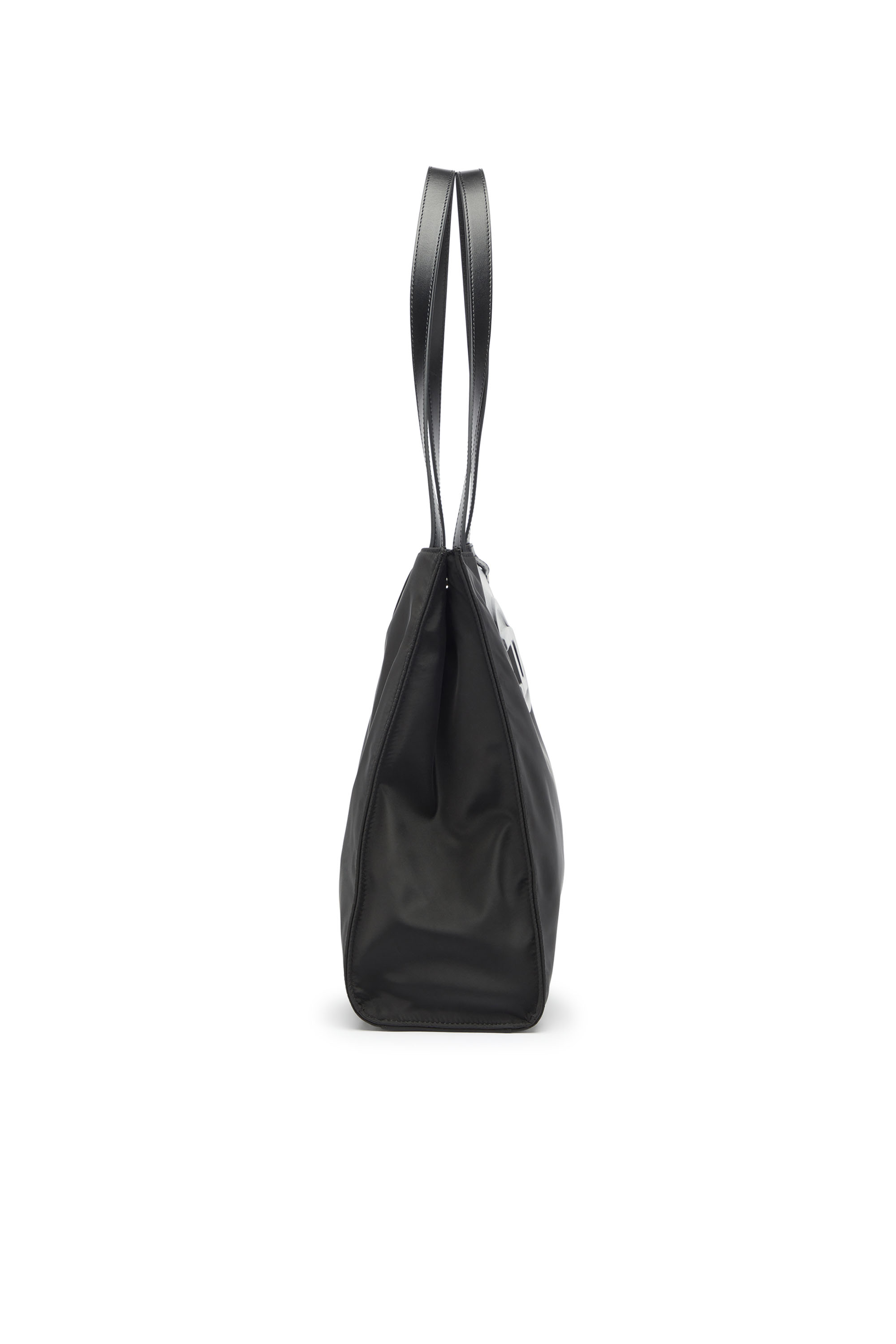 Diesel - 1DR TOTE E/W, Unisex's 1DR - Shopping bag in nylon with leather flap in Black - 4