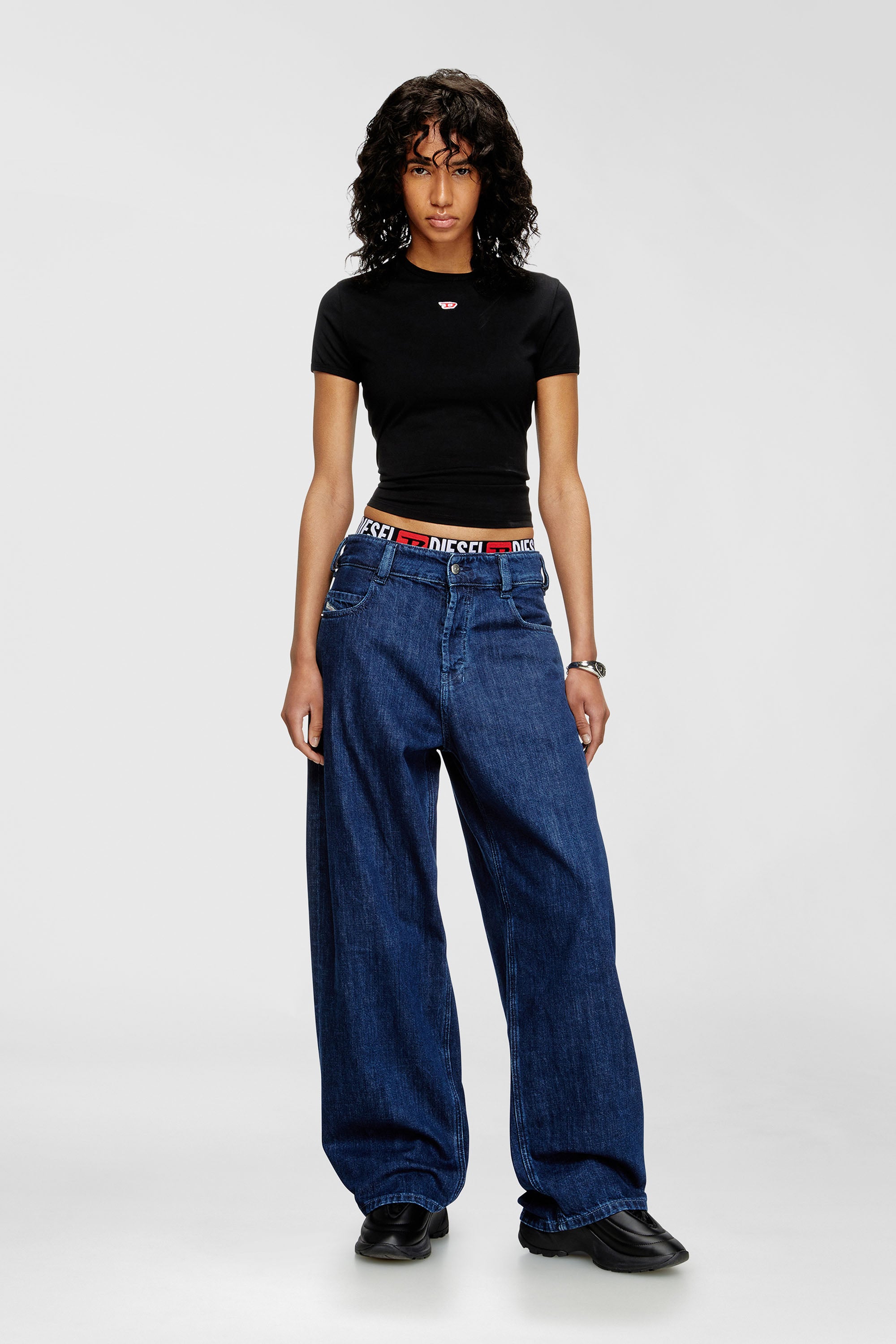 Diesel - Unisex's Relaxed Jeans 1997 D-Enim-M 0DBDX, Dark Blue - 1