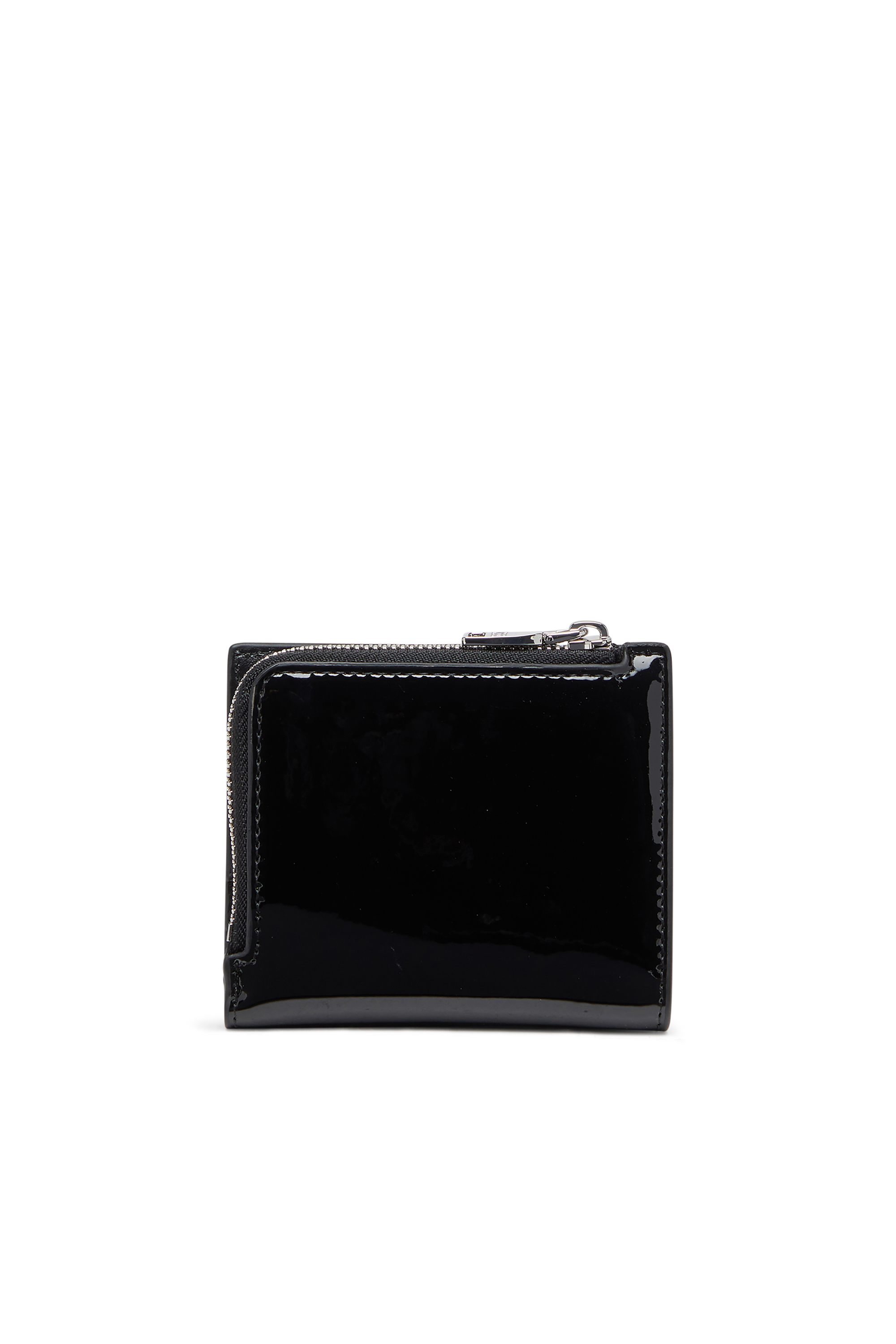 PLAY BI FOLD ZIP L, Black Diesel - PLAY BI FOLD ZIP L, Woman's Bi-fold wallet in glossy PU in Black - 2