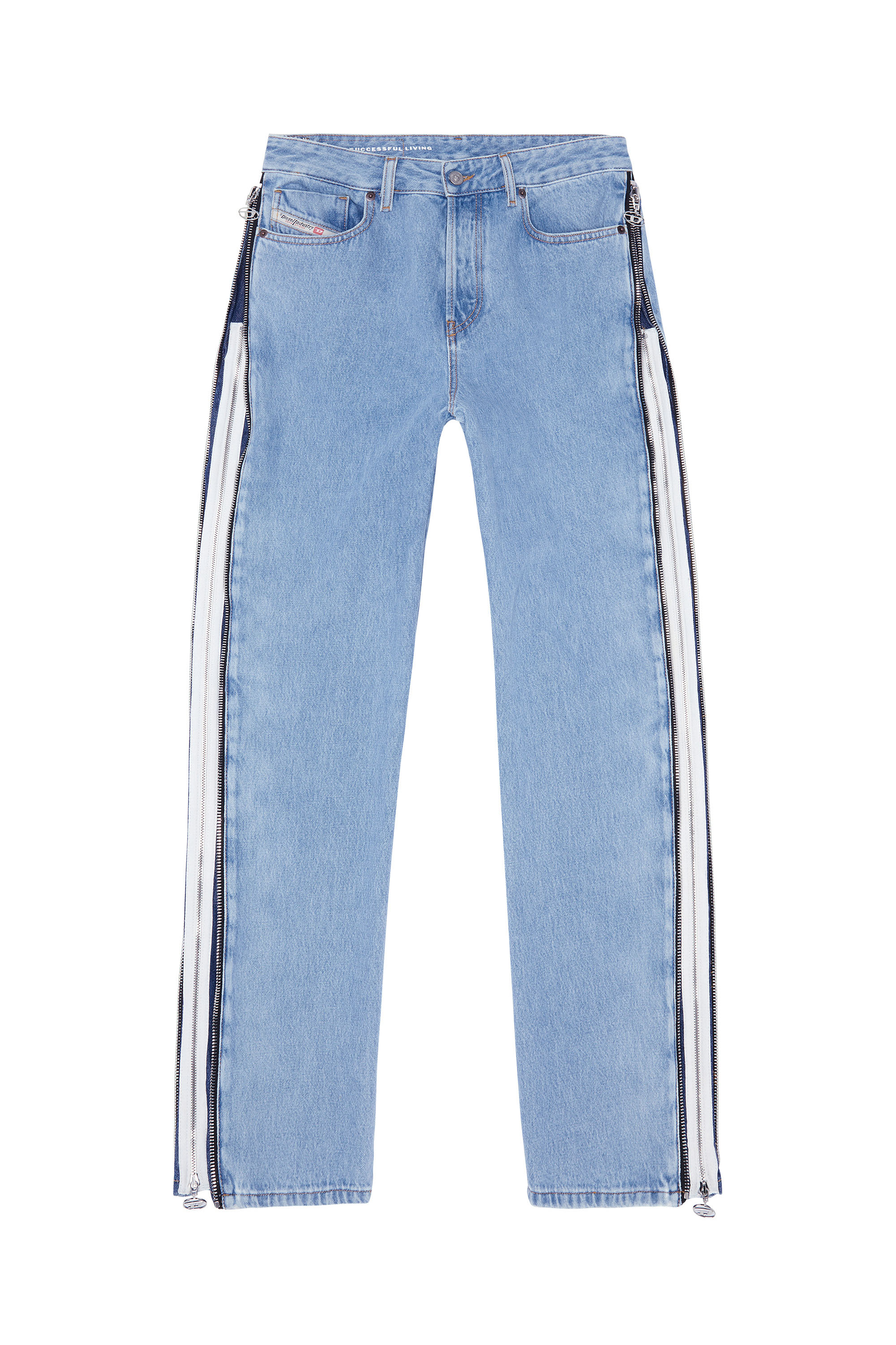 Diesel - 1955 D-Rekiv 09D17 Straight Jeans, Light Blue - Image 6