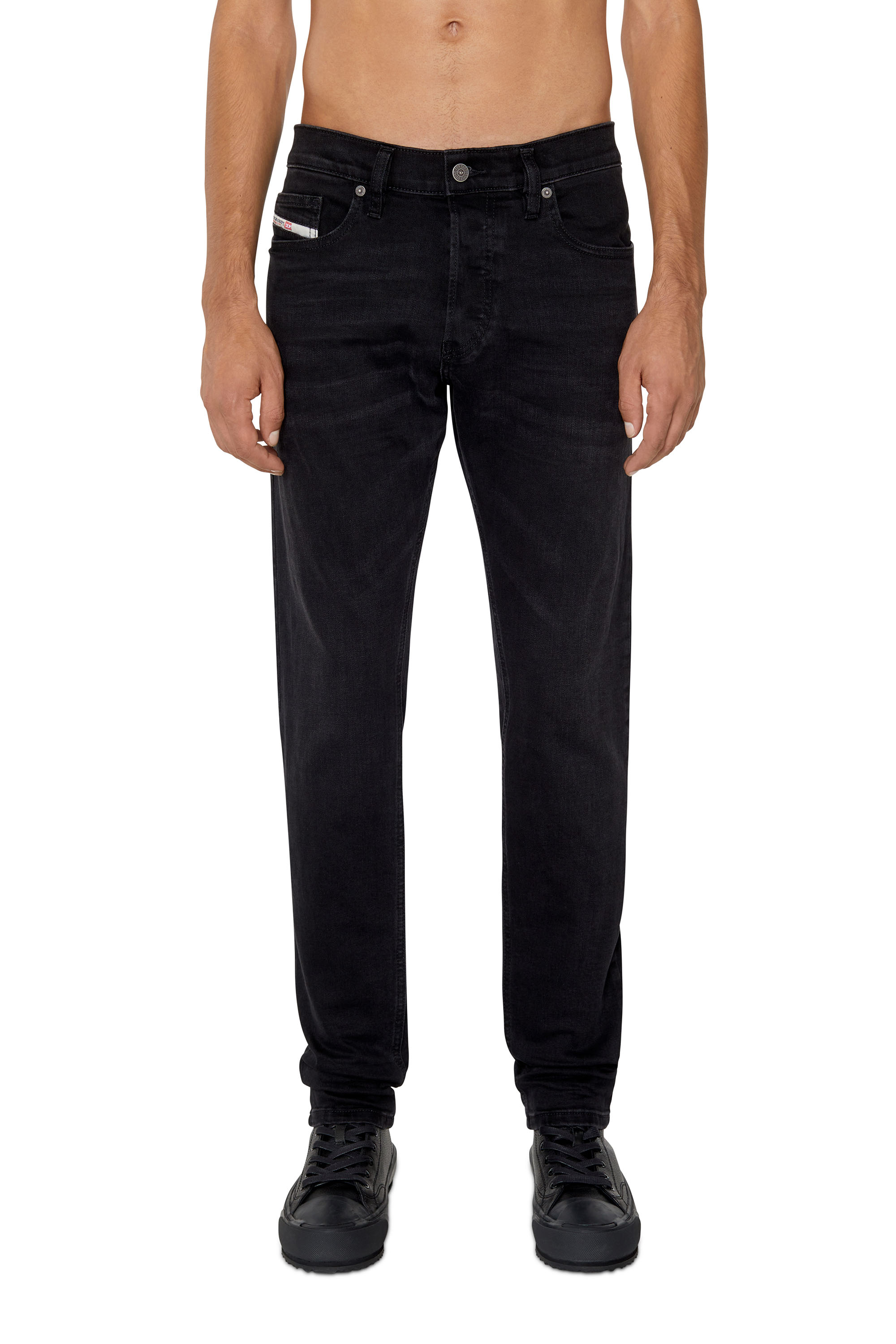 Diesel - Slim Jeans D-Luster 0IHAU, Black/Dark grey - Image 1